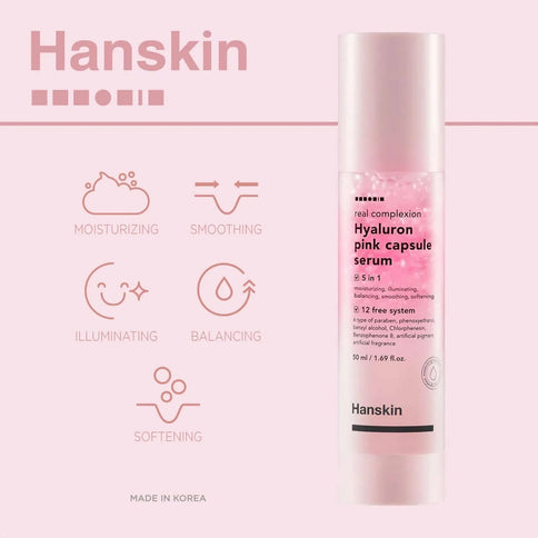 Hialurona serums Hanskin Real Complexion Hyaluron Pink Capsule Serum  Hanskin   