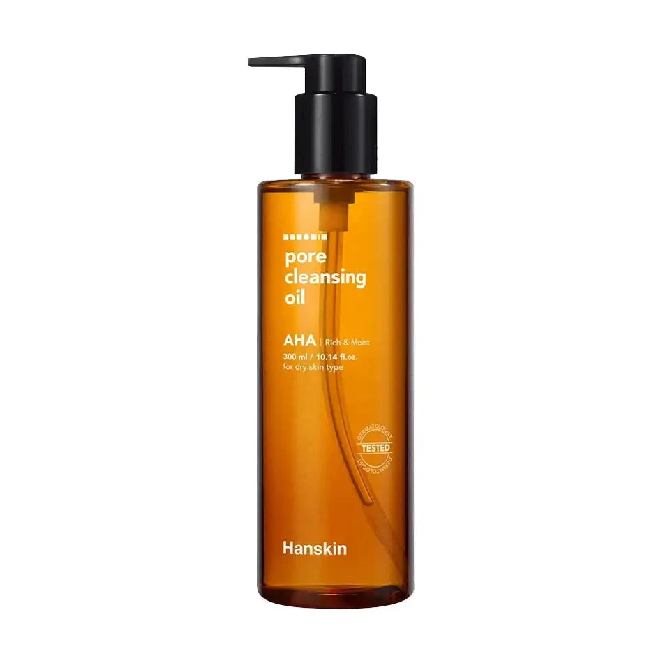 Hidrofīlā eļļa sausai ādai Hanskin Pore Cleansing Oil AHA