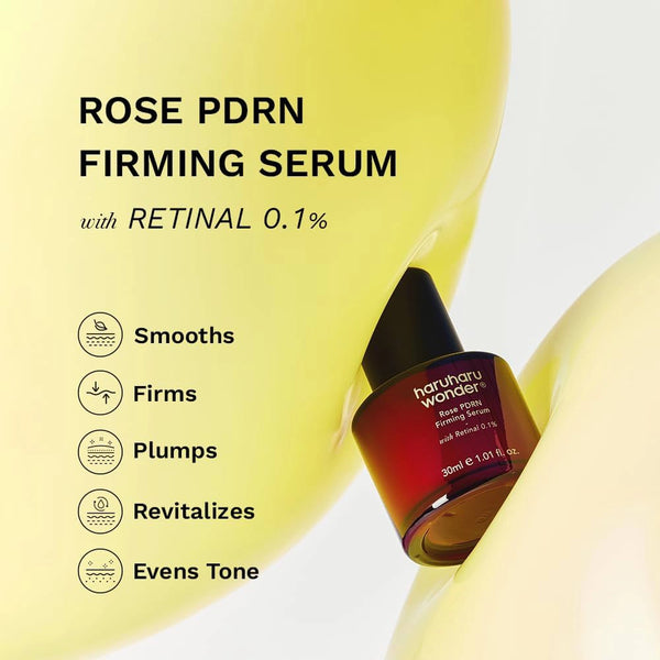 Nostiprinošs sejas serums Haruharu Wonder Rose PDRN Firming Serum