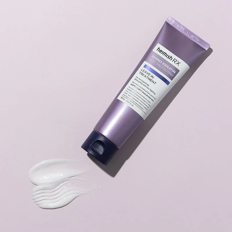 Nenoskalojams termoaizsardzību nodrošinošs matu kopšanas līdzeklis Heimish RX Amino Keratin Heat Protecting Leave In Treatment