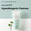 Слабокислотный гель для умывания для чувствительной кожи Heimish pH 5.5 All Clean Green Foam