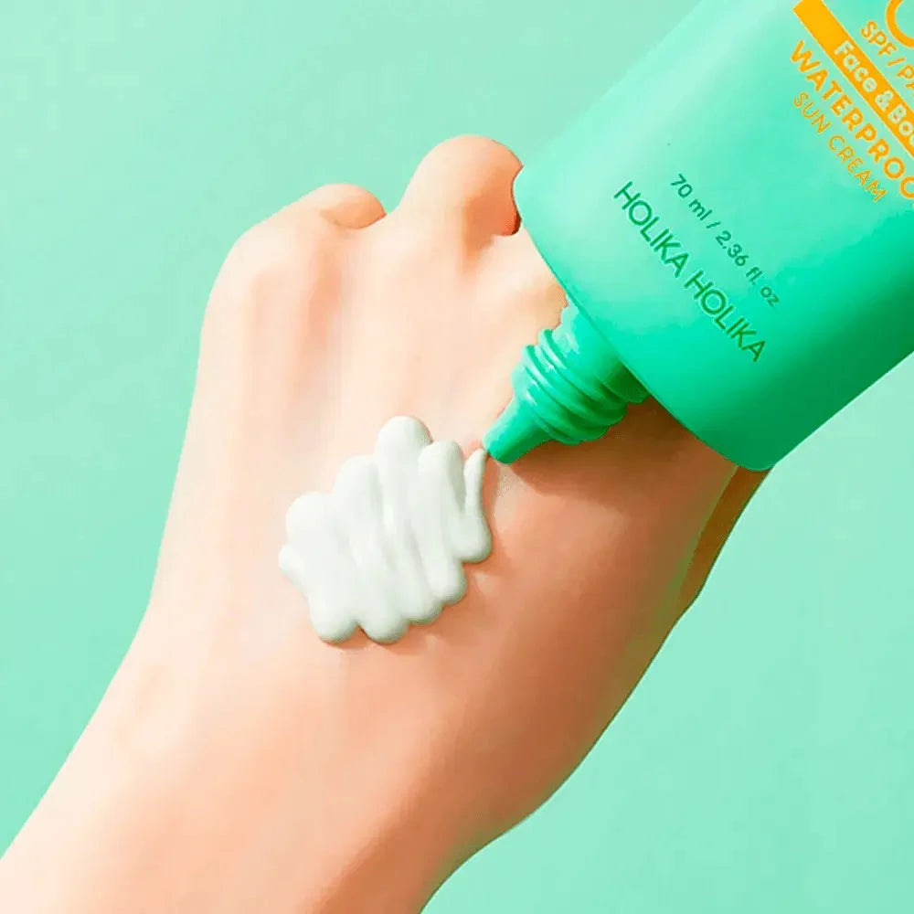 Ūdensnoturīgs saules aizsargkrēms ar alveju Holika Holika Aloe Waterproof Sun Cream SPF 50+ PA ++++