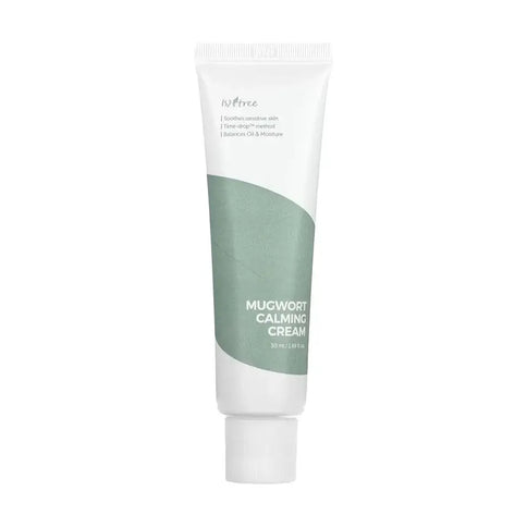 Nomierinošs krēms ar vībotni Isntree Mugwort Calming Cream  IsNtree 50 ml.  