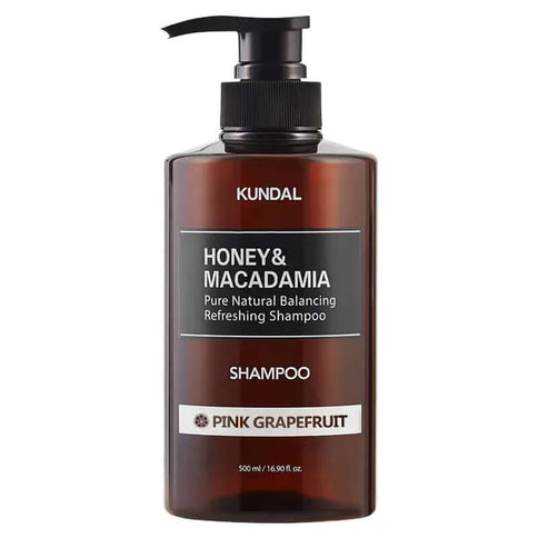 Bezsulfātu šampūns matiem KUNDAL Honey&Macadamia Pink Grapefruit  Kundal 500 ml.  