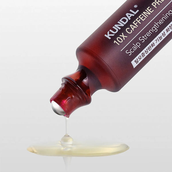 Stiprinošs serums galvas ādai Kundal 10X Caffeine Strengthening Scalp Serum