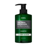 Dziļi attīrošs šampūns Kundal Tea Tree & Macadamia Deep Cleansing Shampoo Cherry Blossom