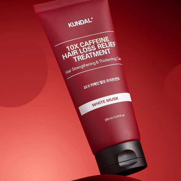 Укрепляющий уход для волос Kundal 10X Caffeine Strengthening Treatment White Musk