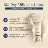Intensīvi mitrinošs ķermeņa krēms Kundal Rich Soymilk Body Cream Mellow Vanilla