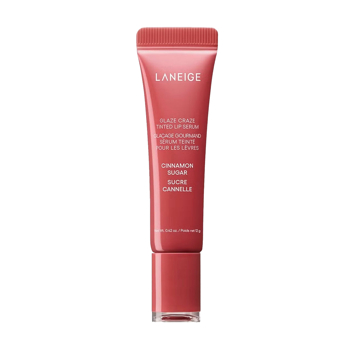 Tonējošs lūpu serums Laneige Glaze Craze Tinted Lip Serum Cinnamon Sugar