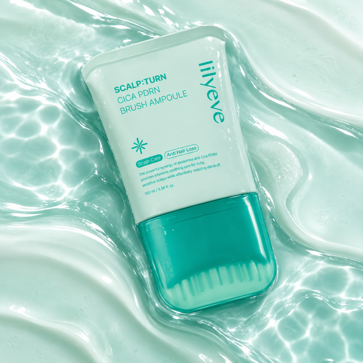 Pretblaugznu ampula Lilyeve Scalp: Turn Cica PDRN Brush Ampoule