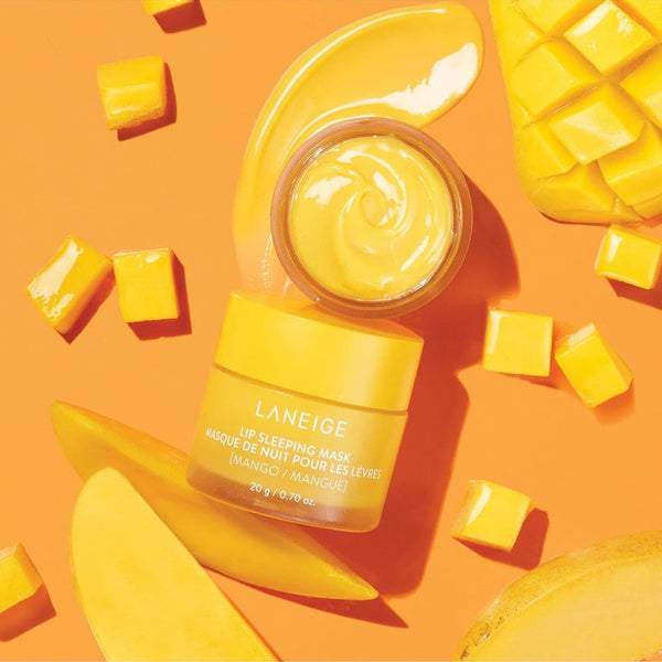 Mitrinoša nakts maska lūpām ar mango aromātu Laneige Lip Sleeping Mask Ex Mango