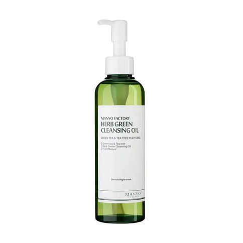 Hidrofīlā eļļa ar sastāvā iekļautu augu kompleksu Manyo Herb Green Cleansing Oil  Manyo 200 ml.  