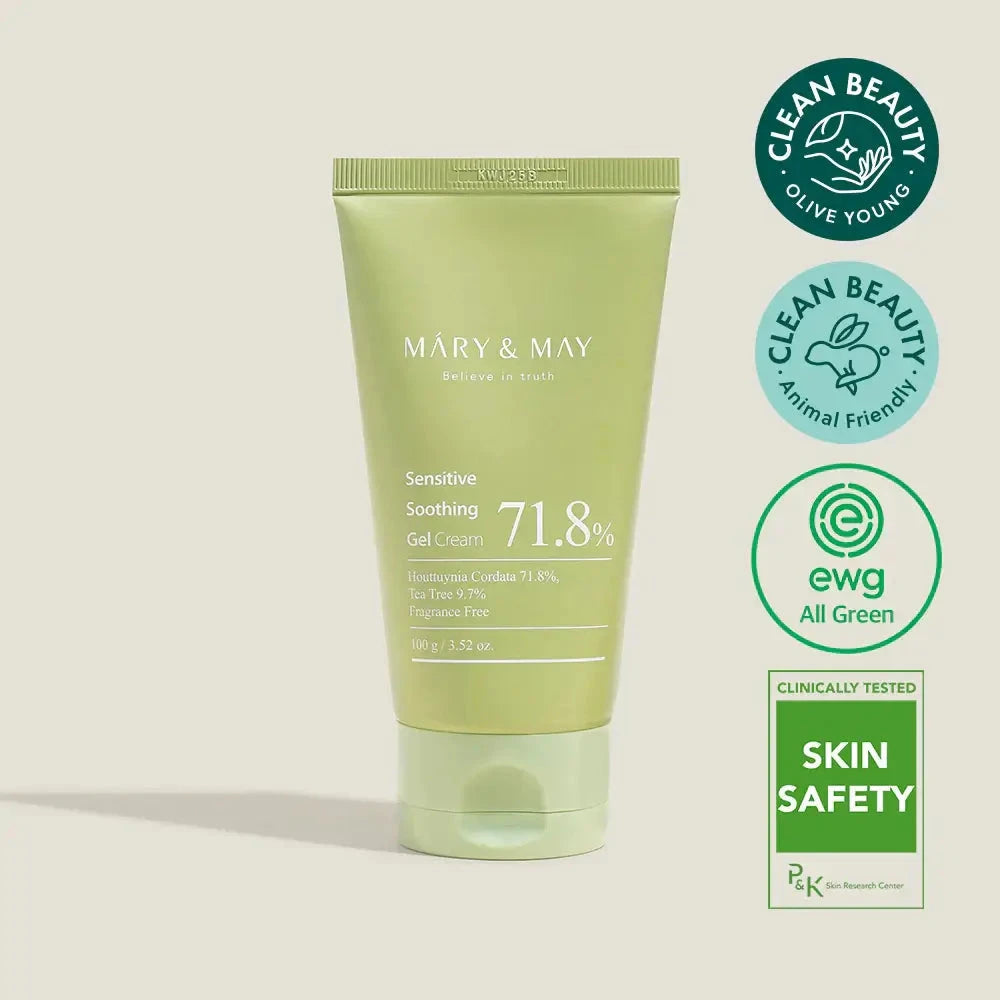 Nomierinošs gelveida krēms Mary&May Sensitive Soothing Gel Blemish Cream