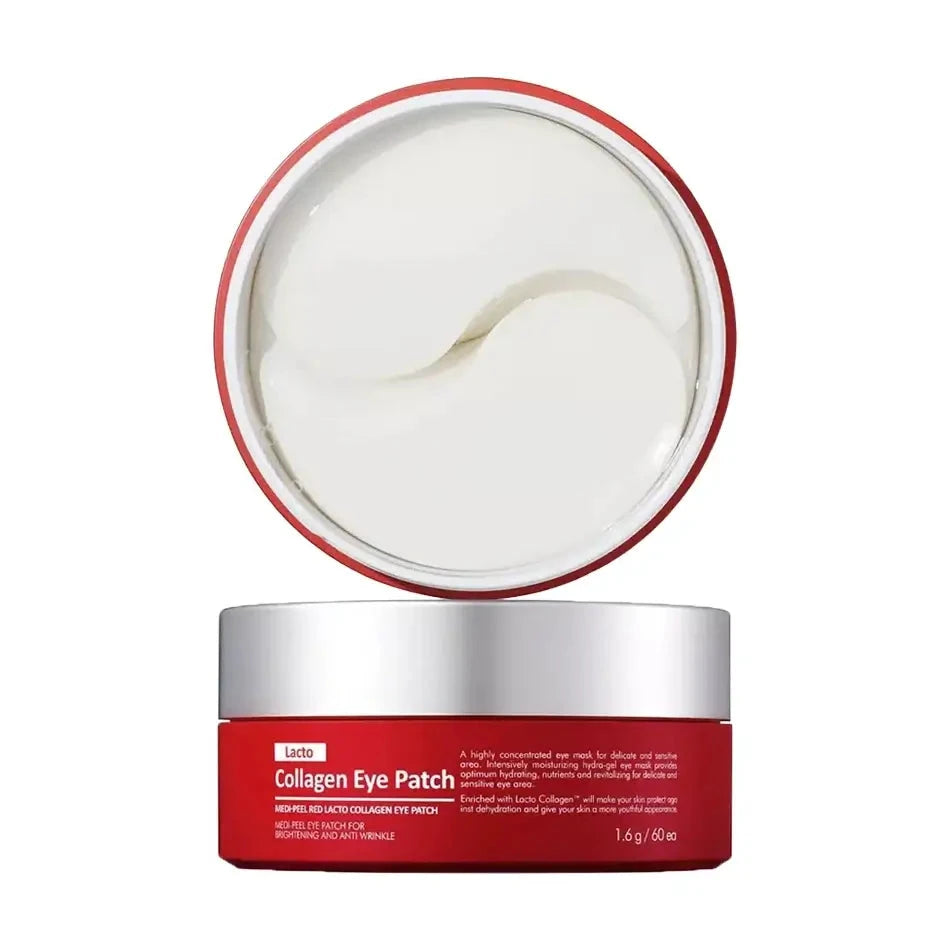 Kolagēna spilventiņi ādai ap acīm ar laktobaktērijām Medi-Peel Red Lacto Collagen Eye Patch