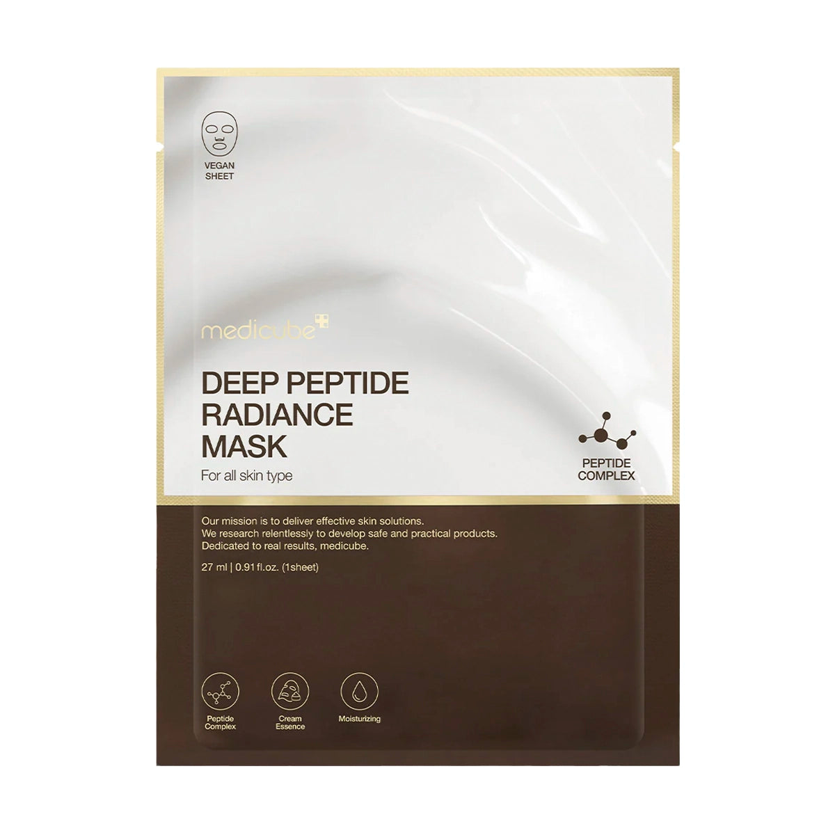 Peptīdu auduma maska mirdzumam Medicube Deep Peptide Radiance Mask