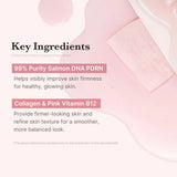 Mirdzumu piešķiroša auduma maska Medicube PDRN Pink Vita Coating Mask