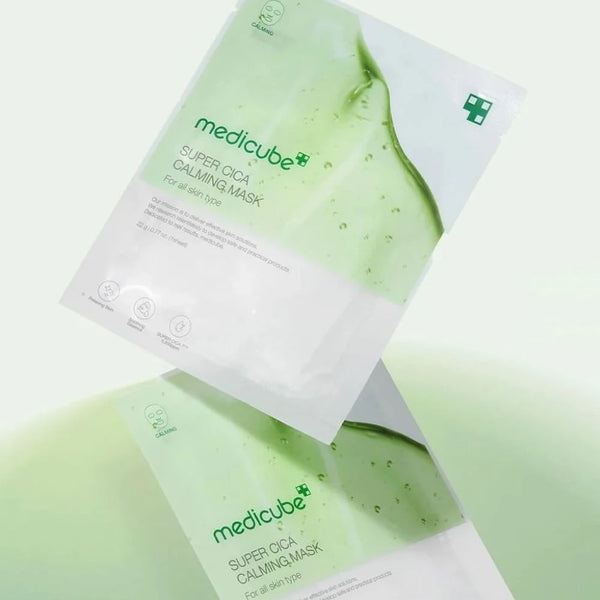 Ультратонкая успокаивающая маска с центеллой Medicube Super Cica Calming Mask