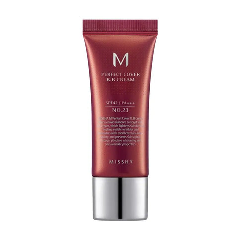 BB-krēms Missha M Perfect Cover BB Cream SPF 42 PA+++ Makeup MISSHA 20 ml. #23 Natural Beige 