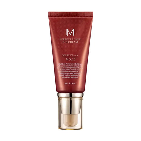 BB-krēms Missha M Perfect Cover BB Cream SPF 42 PA+++ Makeup MISSHA 50 ml. #23 Natural Beige 