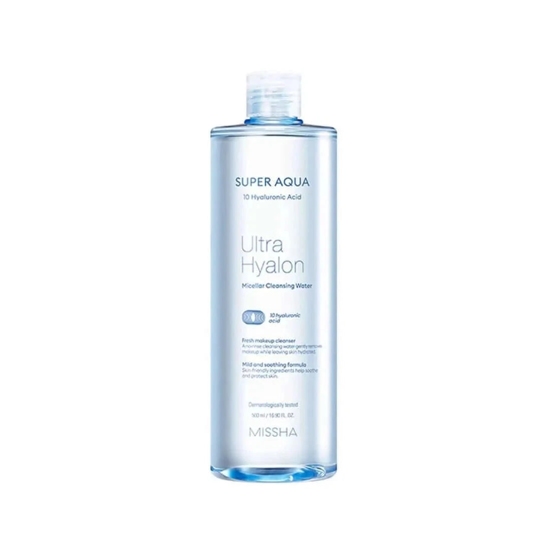 Mitrinošs micelārais ūdens Missha Super Aqua Ultra Hyalron Micellar Cleansing Water