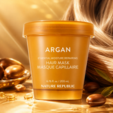 Mitrinoša matu maska Nature Republic Argan Essential Moisture Repairing Hair Mask