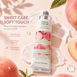 Roku krēms Nature Republic Hand & Nature Peach Liquor Hand Cream