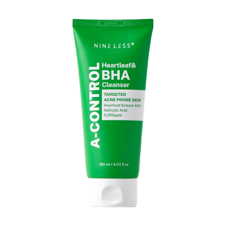 Attīrošas putiņas problemātiskai ādai Nine Less A-Control Heartleaf & BHA Cleanser