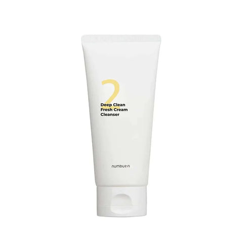 Dziļi attīrošs krēmveida gels sejai Numbuzin No.2 Deep Clean Fresh Cream Cleanser  Numbuzin 120 ml.  