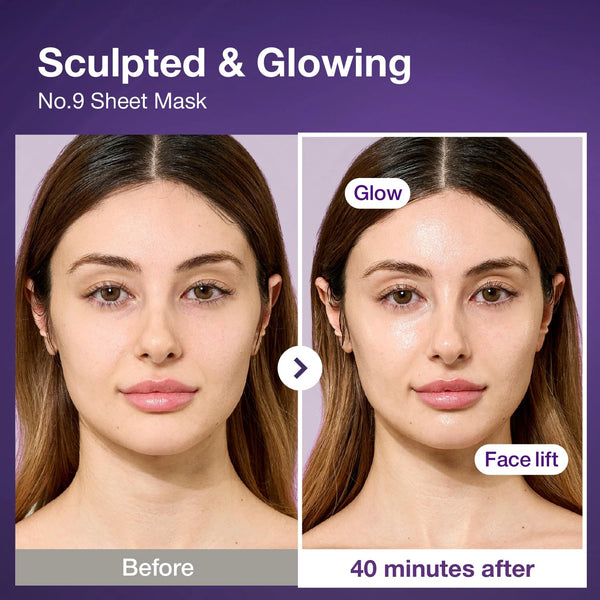 Тканевая 3D-маска для подтяжки лица numbuzin No.9 NAD Bio Lifting Full Cover Facial Mask