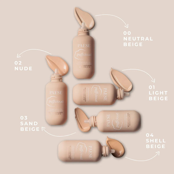 Tonālais krēms ar blur efektu Paese Puff Cloud Foundation With Blur Effect