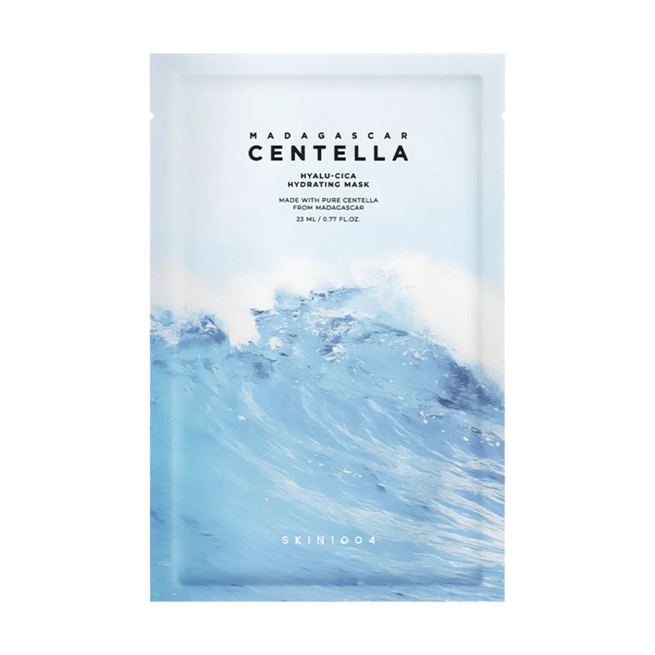 Mitrinoša auduma maska ar centellu SKIN1004 Madagascar Centella Hyalu-Cica Hydrating Mask