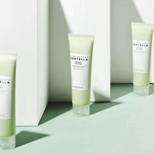 Антибактериальная пенка для умывания SKIN1004 Madagascar Centella Tea-Trica BHA Foam