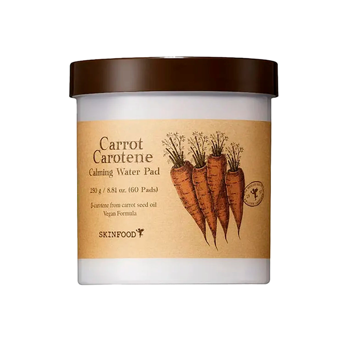Tonizējoši spilventiņi Skinfood Carrot Carotene Calming Water Pad
