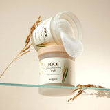 тонизирующие пэды с экстрактом риса Skinfood Rice Brightening Pad