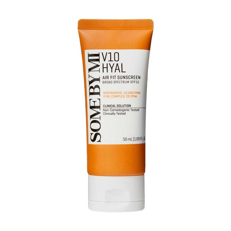 Saules aizsargkrēms ar niacinamīdu Some By Mi V10 Hyal Air Fit Sunscreen SPF50