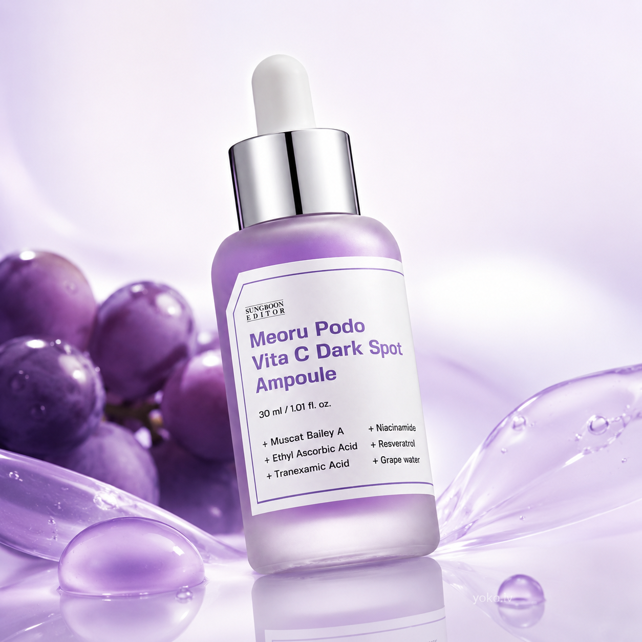 Izgaismojoša ampula Sungboon Editor Meoru Podo VitaC Dark Spot Ampoule