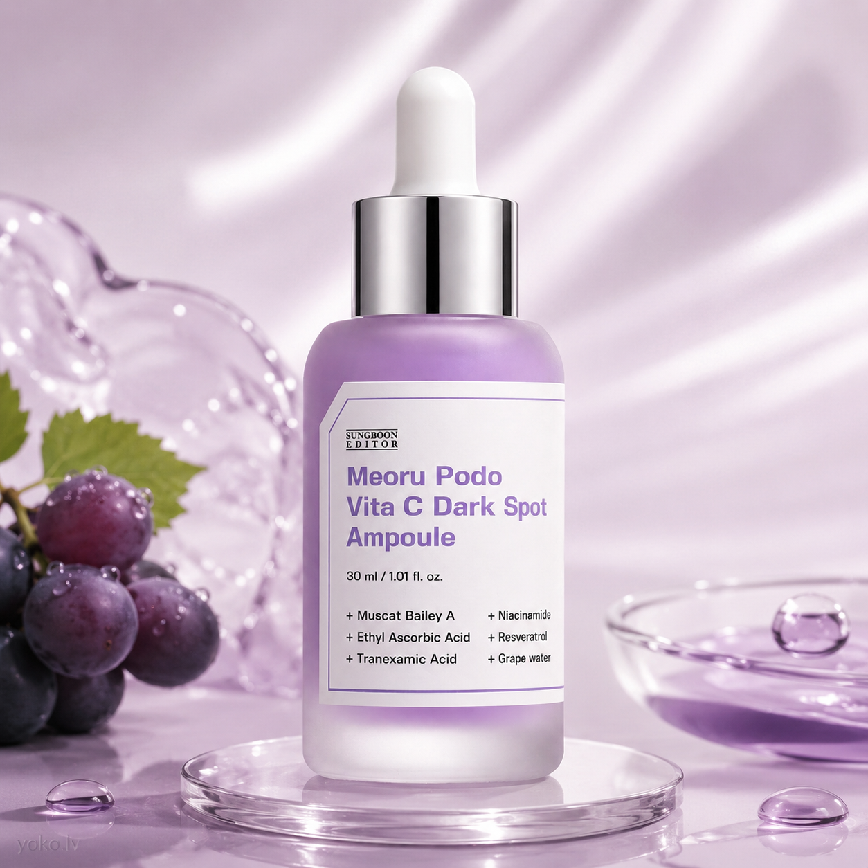 Izgaismojoša ampula Sungboon Editor Meoru Podo VitaC Dark Spot Ampoule
