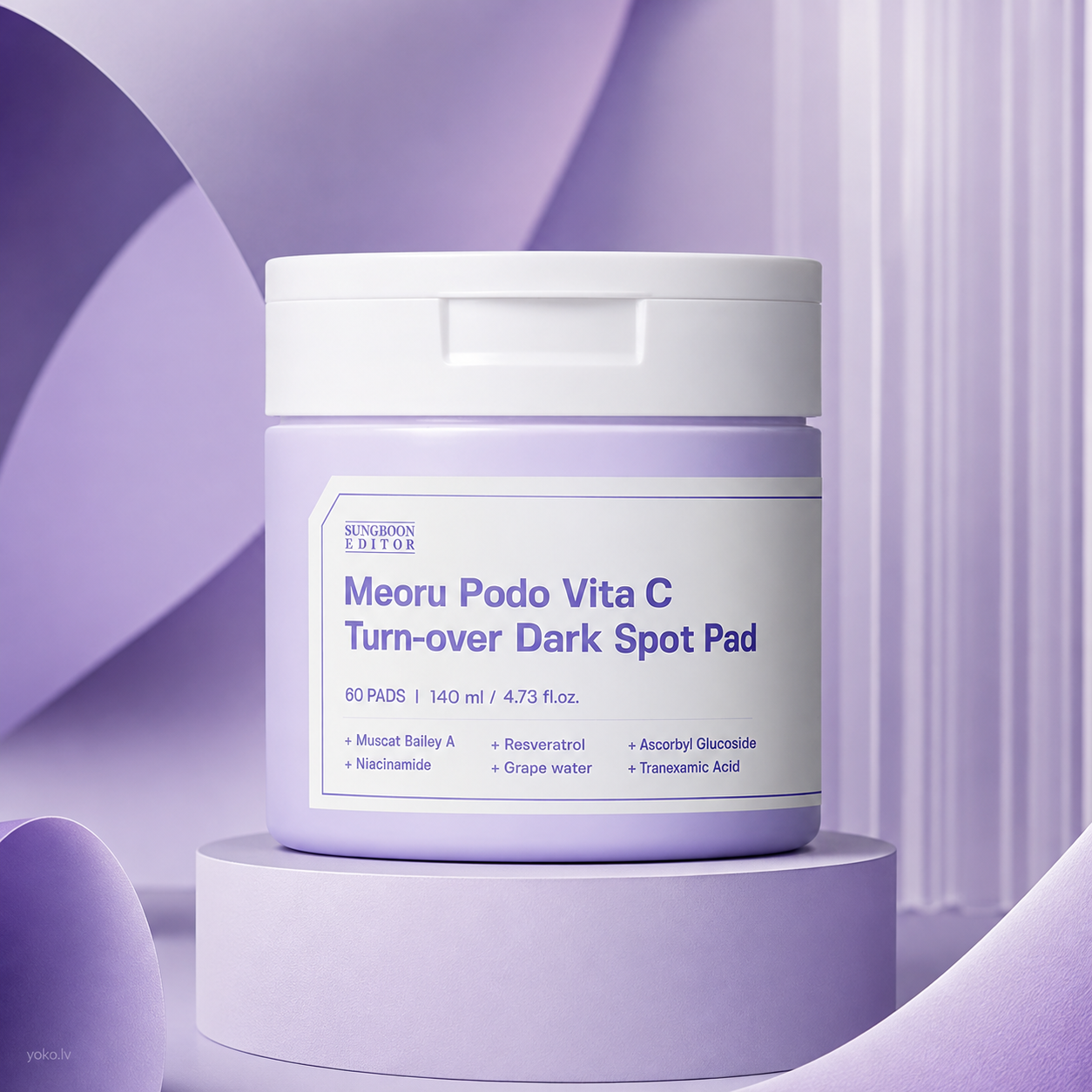 Tonera spilventiņi Sungboon Editor Meoru Podo Vita C Turn-Over Dark Spot Pad
