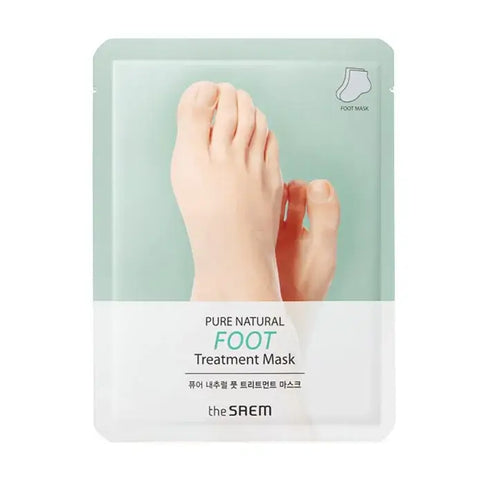 Mitrinoša maska kājām The Saem Pure Natural Foot Treatment Mask  The Saem 1 pcs.  