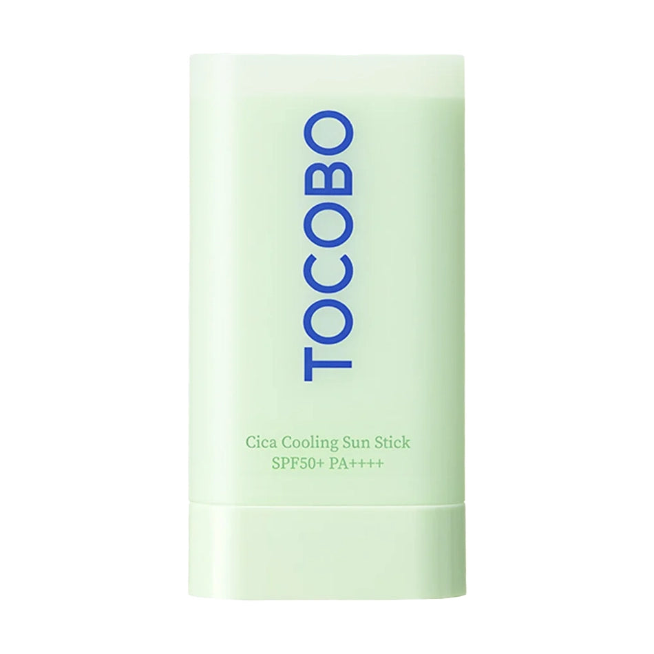 Nomierinošs zīmuļveida saules aizsarglīdzeklis TOCOBO Cica Cooling Sun Stick SPF50+ PA++++