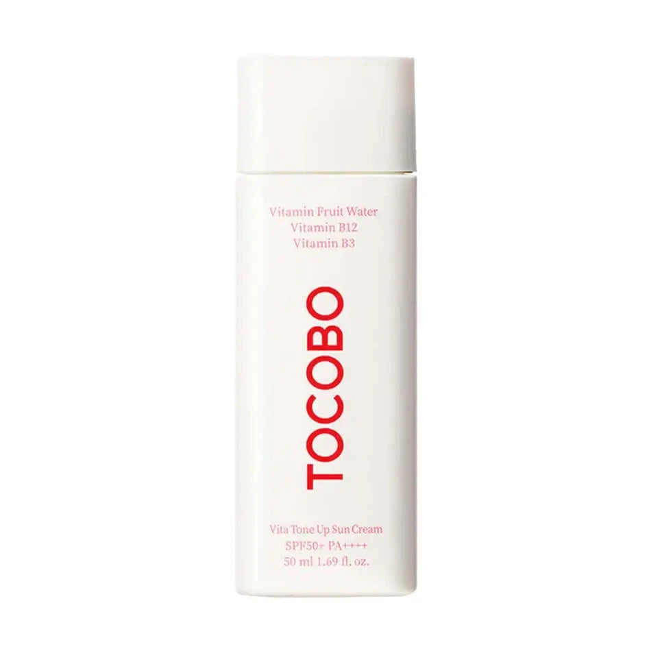 Saules aizsardzības krēms ar tonējošu efektu TOCOBO VITA TONE UP SUN CREAM DELUXE SPF50+ PA++++