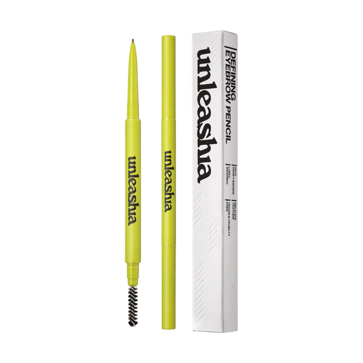 Ļoti smalks zīmulis uzacu ieveidošanai UNLEASHIA Shaper Defining Eyebrow Pencil