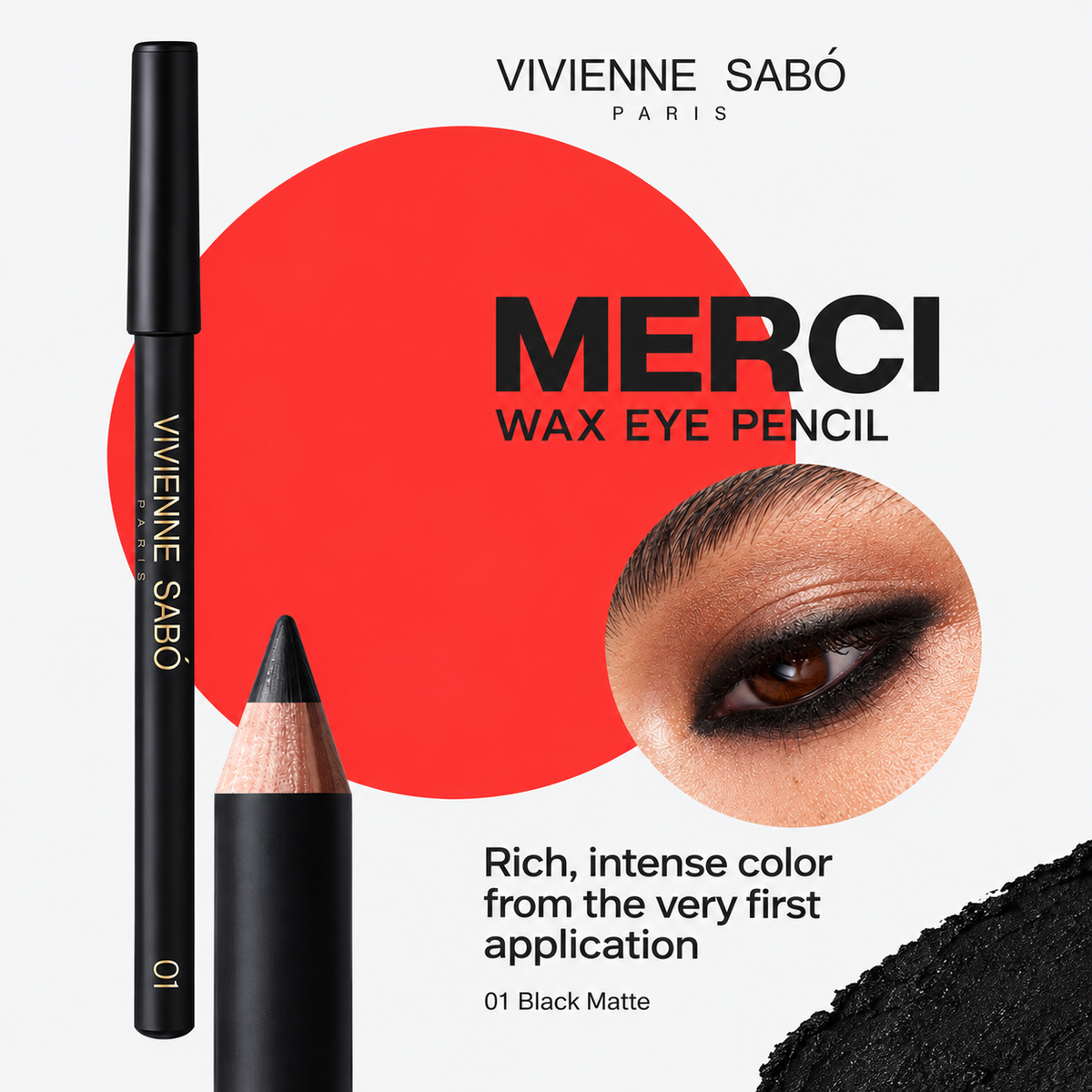 Acu zīmulis Vivienne Sabo Merci Eye Pencil