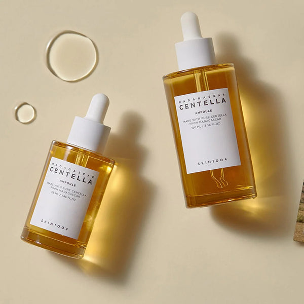 Ampula, kura satur 100% Āzijas centellas ekstraktu SKIN1004 Madagascar Centella Ampoule