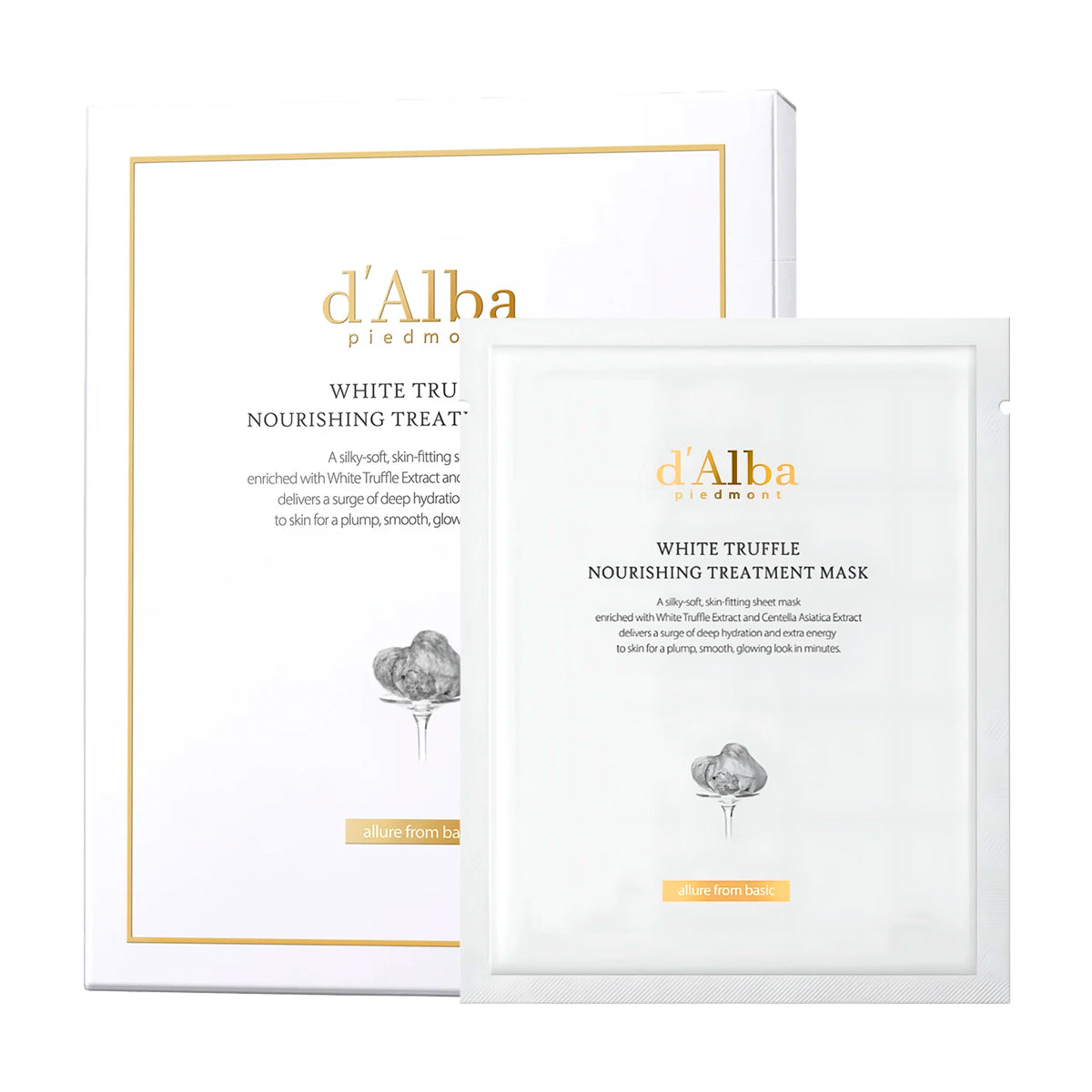 Barojoša maska ar baltām trifelēm d'Alba White Truffle Nourishing Treatment Mask