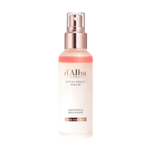 Nomierinošs izsmidzināmais serums ar baltām trifelēm d'Alba White Truffle Vital Spray Serum  d'Alba 100 ml.  