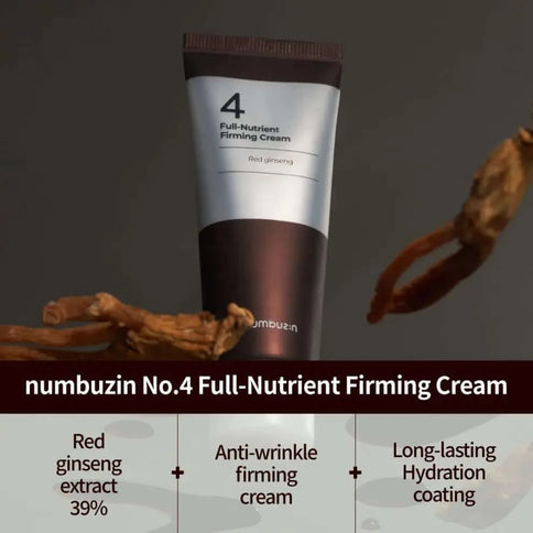 Atjaunojošs un ādu nostiprinošs sejas krēms Numbuzin No.4 Full-Nutrient Firming Cream  Numbuzin   