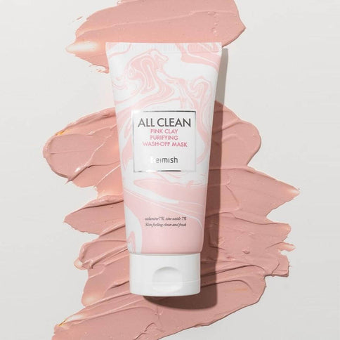 Attīroša mālu maska ar cinku Heimish All Clean Pink Clay Purifying Wash Off Mask  Heimish   