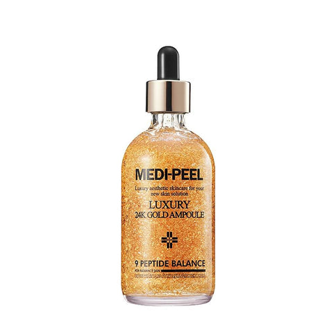 Ampula ar 24k zeltu ādas elastībai Medi-Peel Luxury 24K Gold Ampoule  Medi-Peel 100 ml.  