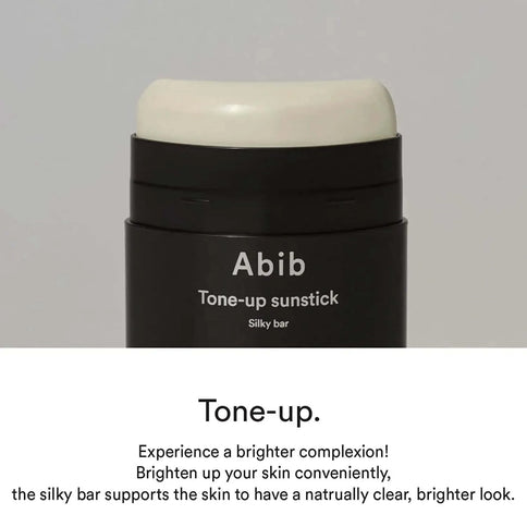 Saules aizsargzīmulis ar augstu aizsardzības pakāpi Abib Tone-up Sunstick Silky Bar SPF50+PA++++  Abib   